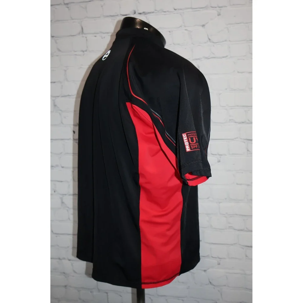 Sea-Doo Rash Guard Womens Mens XXL Black Red Tribal Graphic BRP PWC SPF UV 50+